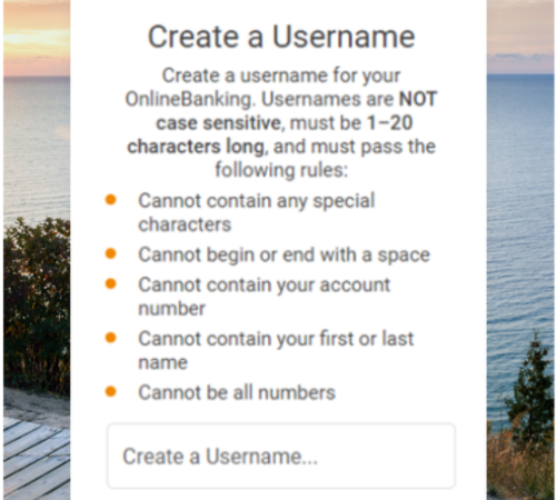 Create a Username