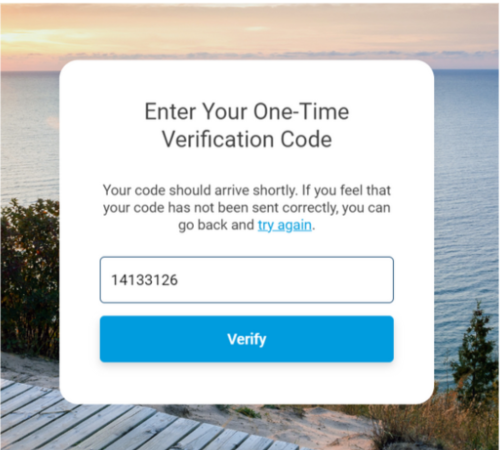 Verification Code Example